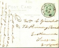 GB Cover Postcard SCOTLAND *Balmoral Castle* CROWN CDS Early Use 1910 K07a