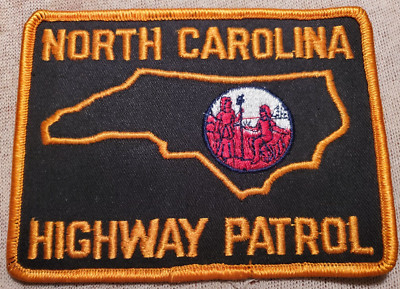 NC North Carolina Highway Patrol Patch (5Inx4In Lg Sz)
