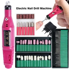 Nail Drill Machine Electric Manicure Milling Cutter Set Nail Files Drill Bits