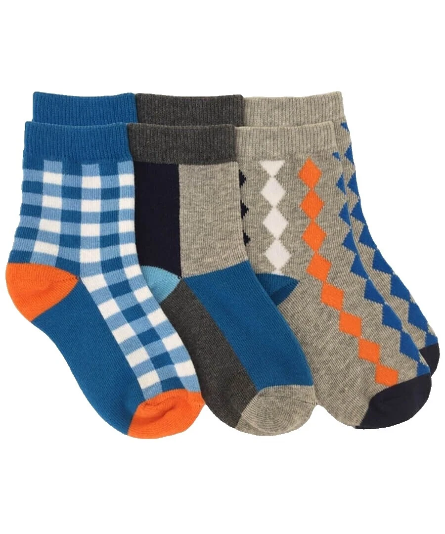 Mezcla de algodón Calcetines Multicolor para Niños