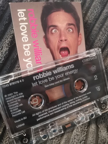 Robbie Williams - Let Love Be Your Energy (Cassette Tape Single) - Picture 3 of 3