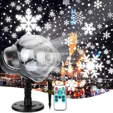 Christmas Laser R&G LED Projector Light Moving Outdoor Landscape Stage Xmas Lamp