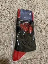 new sock101 black red socks
