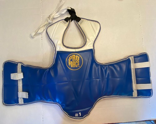 PROFORCE KARATE KIDS CHEST PROTECTOR BODY GUARD - REVERSIBLE - SIZE 1 - Picture 2 of 6