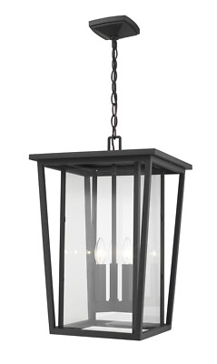 Z-Lite 571CHXL Bronze Seoul 3-Light 14''W Outdoor Pendant