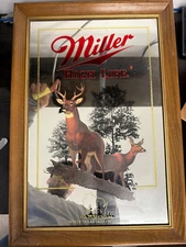 VINTAGE MILLER HIGH LIFE WILDLIFE 1ST SERIES WHITE TAILED DEER- WISCONSIN