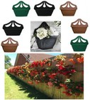 Fence Wall Planter Plant Flower Basket Pot Container Venetian Garden Box Plastic