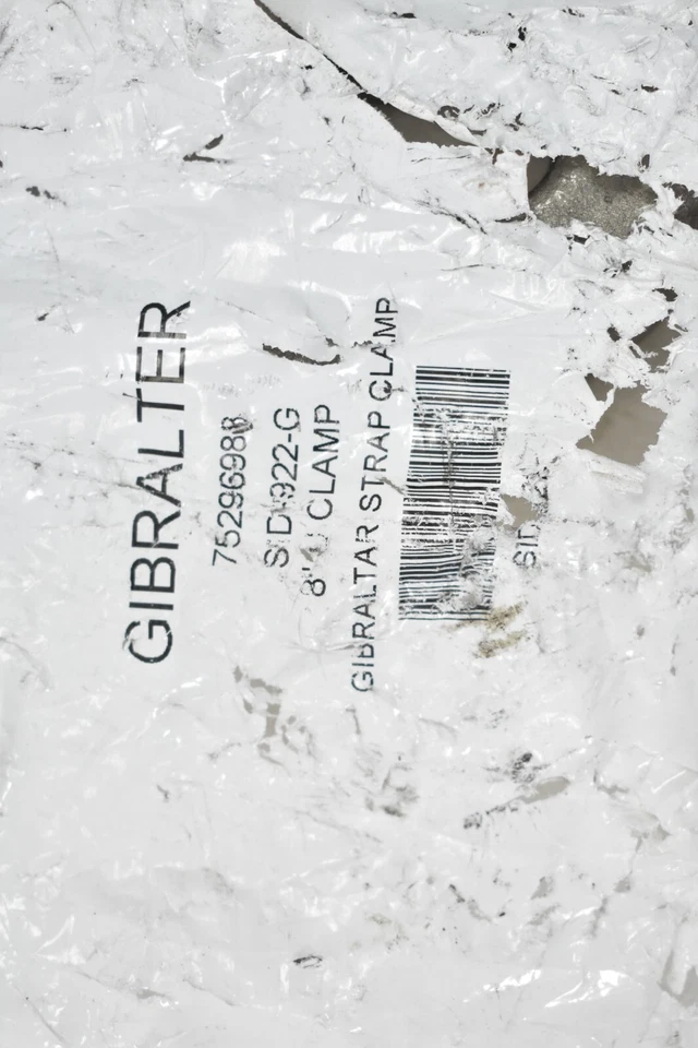 Abrazadera de correa Gibraltar de acero forjado en forma de U 2-3/8" de ancho x 1-1/8" de alto x 8" OAL Foto 2 de 4