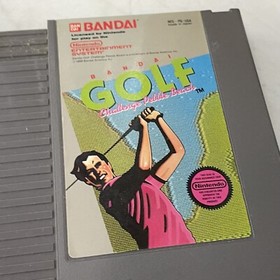 1989 ~ Bandai GOLF: Challenge Pebble Beach ~ Nintendo NES ~ Cartucho de juego
