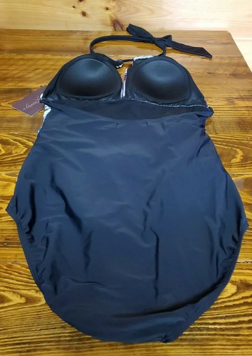 Gloria Vanderbilt 1 piece swimsuit size 10 - Picture 6 of 7