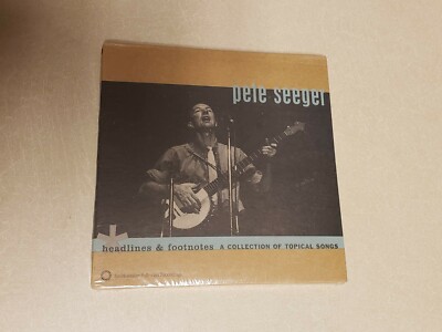 Headlines & Footnotes by Pete Seeger (CD, 1999 Smithsonian HDCD)