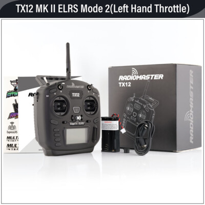 RADIOMASTER TX12 MK II 2.4G 16CH Radio Controller ELRS OpenTX RC Transmitter