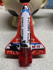 Vintage NASA Space Shuttle Tin  Plastic Friction Toy Japan Ichimura 4.5  