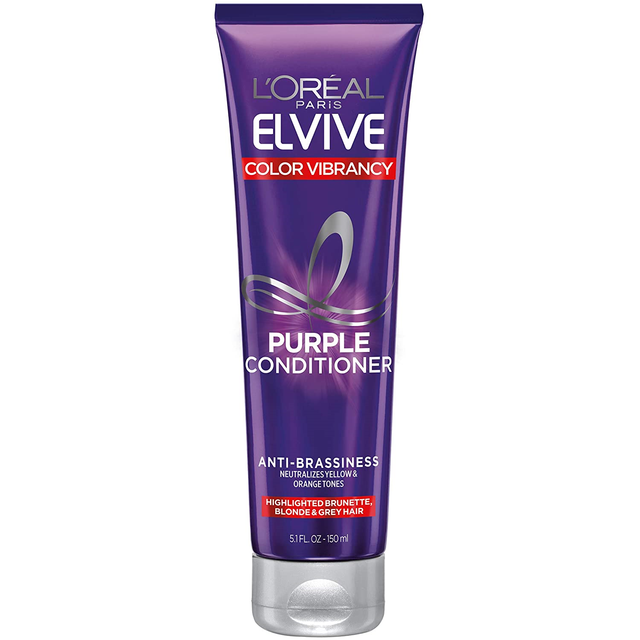 5 Loreal Elvive Color Vibrancy Purple Conditioner Anti Brass 5.1 Oz EA