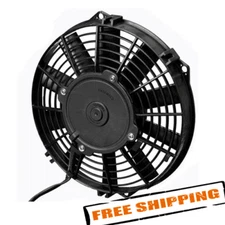 SPAL 30100381 9" Pusher Style Low Profile 590 CFM Straight Blades Electric Fan