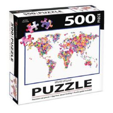 LANG PUZZLES 500 PCS - WORLD OF LOVE 10" x 14