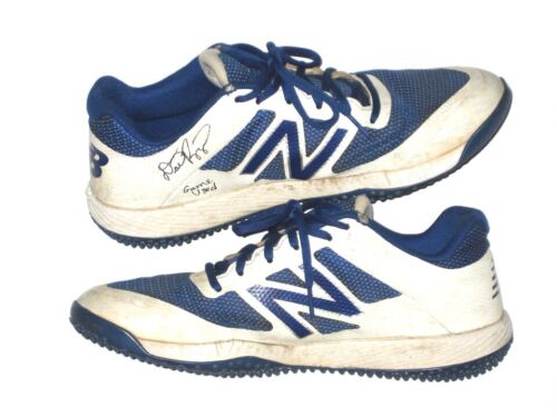 DARIO PIZZANO NEW YORK METS GAME WORN USED NEW BALANCE TURF SHOES * TEAM ITALY - Picture 1 of 12