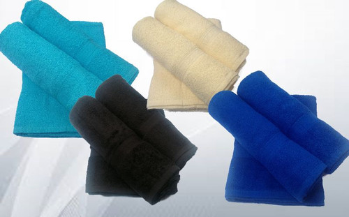 LARGE BATH TOWELS SET OF 3 ALL MATCHING ALL SAME SIZE - Picture 2 of 7