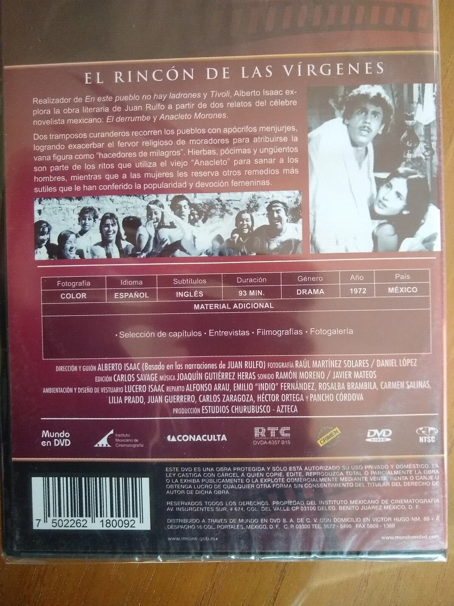 EL RINCON DE LAS VIRGENES EMILIO INDIO FERNANDEZ ALFONSO ARAU NEW