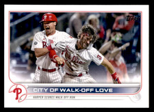 2022 Topps City of Walk-Off Love CC, CL    #321 Philadelphia Phillies