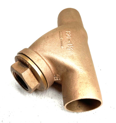 TOYO Bronze Y Strainer 1-1/2'' CTS Solder Joint / Sweat 150-SWP / 20-Mesh Screen