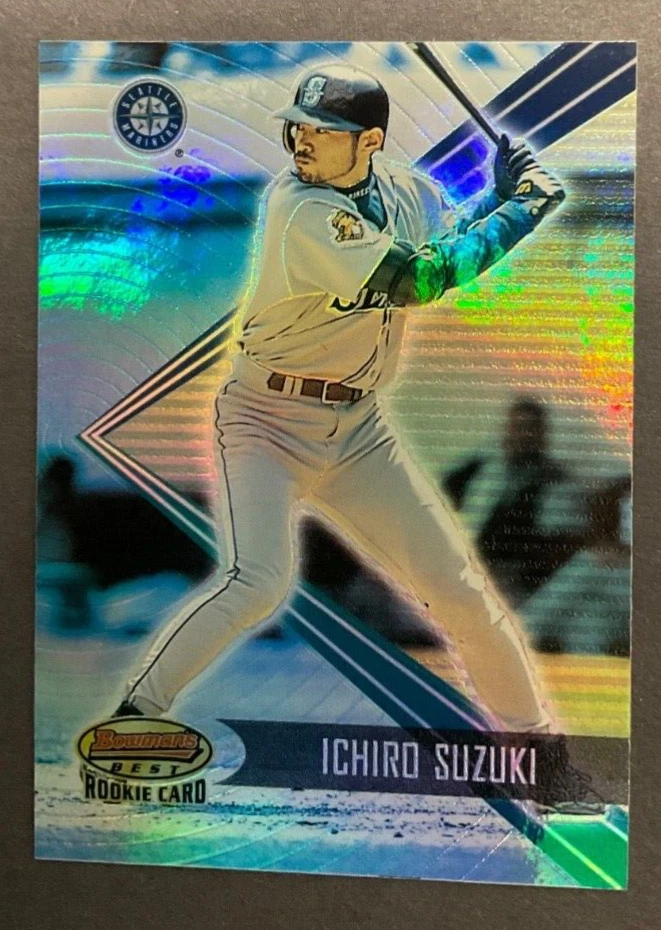 ICHIRO SUZUKI 2001 TOPPS CHROME TRADED #T266 RC ROOKIE PSA