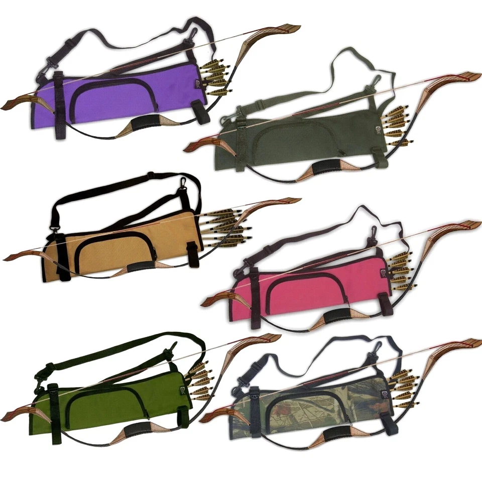 DUAL USE LONGBOW/RECURVE BOW HOLDER & SHOULDER BACK/SIDE/WAIST ARROW QUIVER BAG - Image 2 of 2