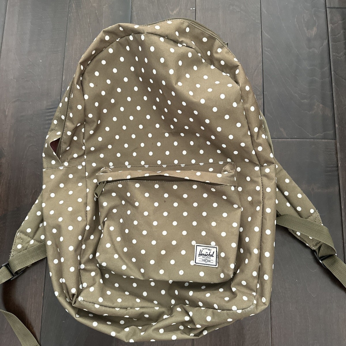 Herschel Supply Co Backpack Olive Green POLKA DOTS | eBay