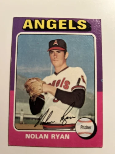 NOLAN RYAN  1975  Topps. #500   No Crease ￼Nrmt/Mint  K76