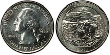 2011-D Glacier Montana National Parks NP ATB 25C Unc Quarter Denver mint NPD07