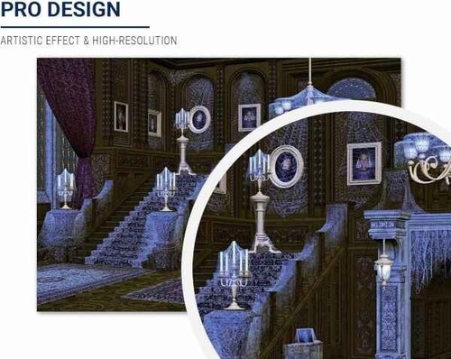 7x5ft Halloween Backdrop Halloween Haunted House Backdrop for Photography Spi... - Picture 2 of 3