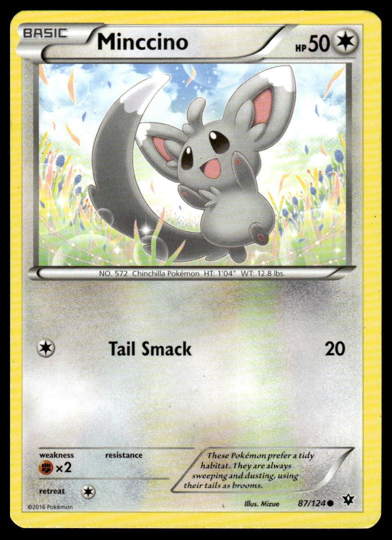 XY - Fates Collide #87/124 Minccino (87)