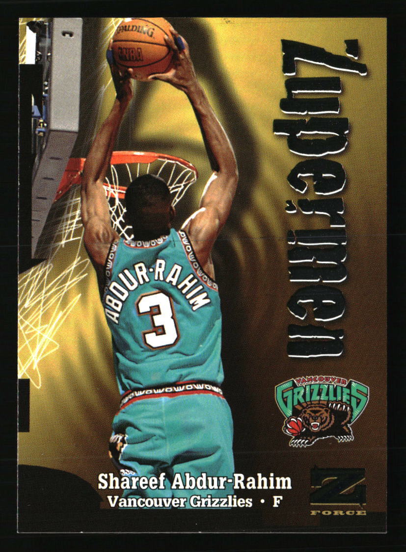 Shareef Abdur-Rahim 1997-98 SkyBox Z-Force #208 BASKETBALL Card