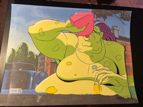X-Men animation cel Marvel Comics production art vintage Cartoon Art MOJO I21