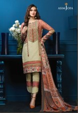 Pakistani Shalwar Kameez Stitched Asim Jofa  Size:S 