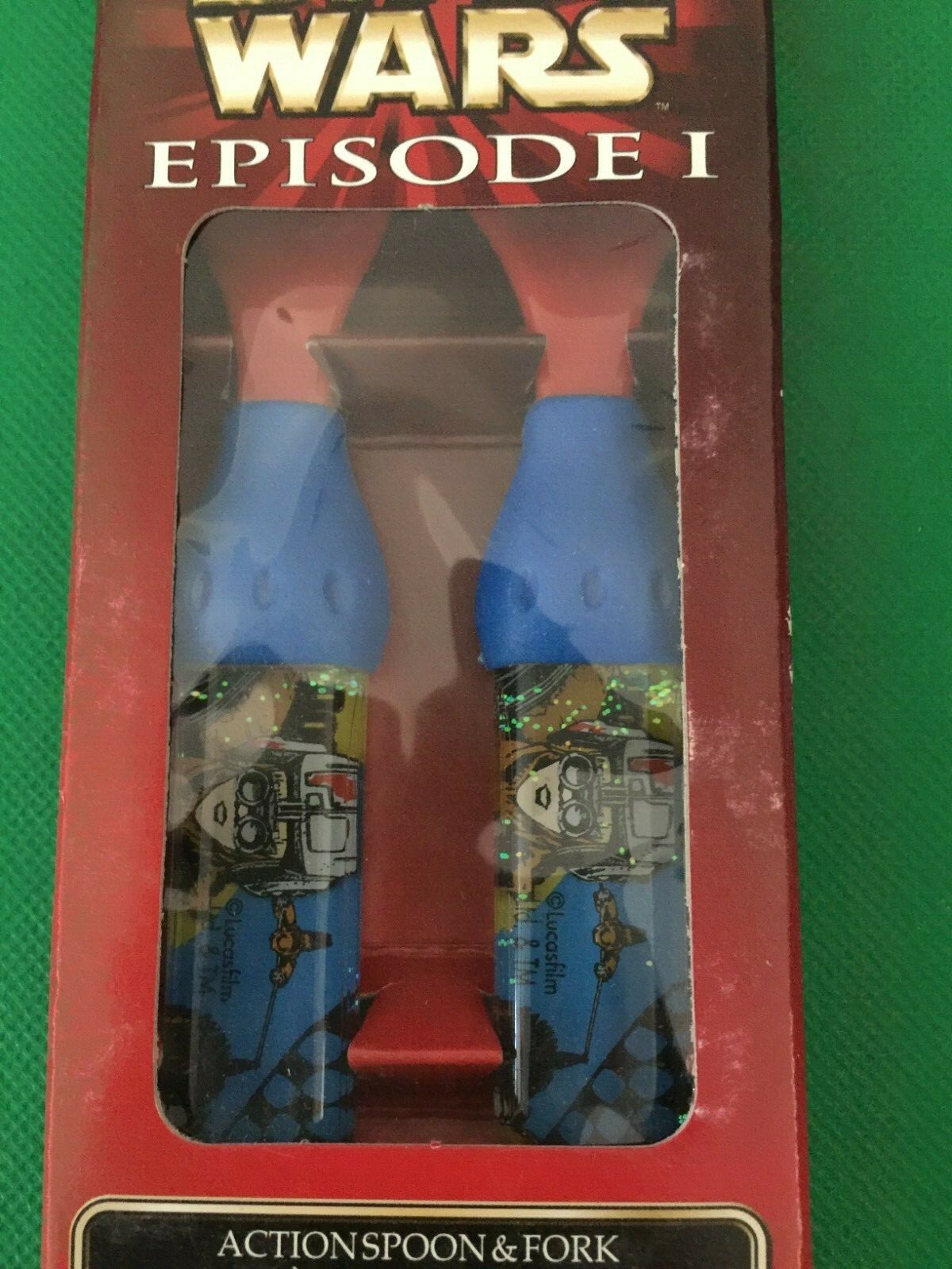Star Wars Episode 1 Spoon & Fork Set Children Flatware Zak Designs Taiwan B116