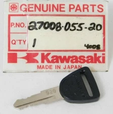 1 NOS Genuine Kawasaki Factory Cut # 920 Key Original OEM 27008-055-20 NEW Part