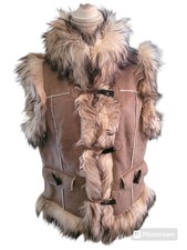 Julia S Roma Merino Fur Vest, Faux Fur, German, Xl