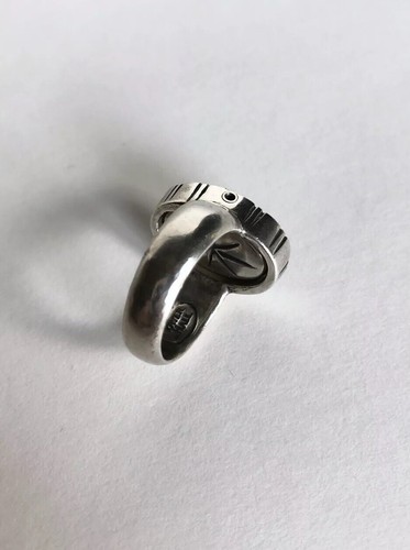 DOWER & HALL Sterling Silver SUPER STAR ASTRUM MAGNIFICUS Spinner Ring - Picture 8 of 8