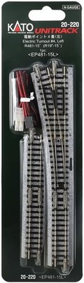 KATO N Gauge #4 Remote Left-Hand Turnout Japan 20-220 NEW from Japan