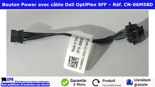 Dell OptiPlex SFF Bouton Marche/Arret - Power - CN-06M58D – Pièce d’origine