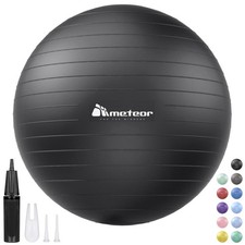 METEOR Swiss Ball Yoga Ball Birth Ball Exercise Ball Pilates Gym 55 65 75 85cm