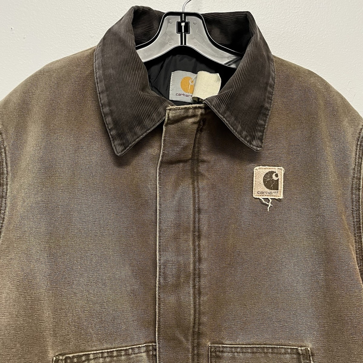 Carhartt ARCTICデトロイトジャケット　J22 CHT Vintage Carhartt J22 CHT Chestnut Brown Quilted Arctic Jacket Size