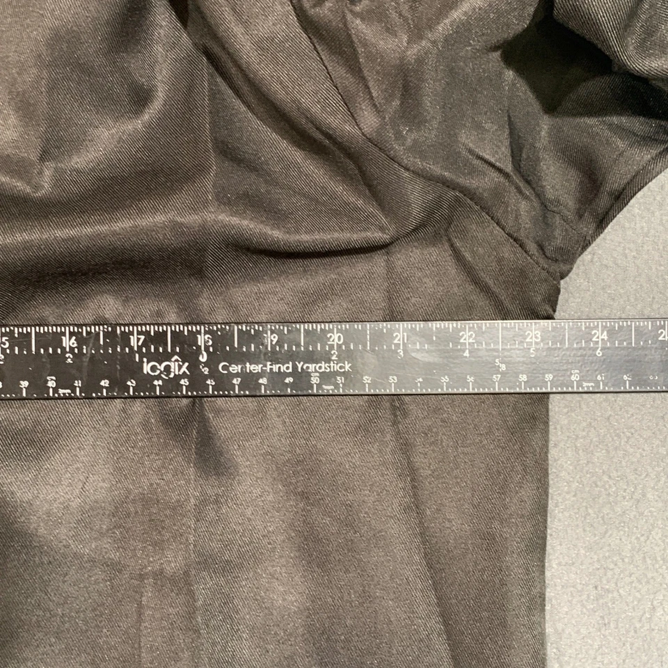 Mens Costume Robe with Hood Black Wizard Witch Cosplay Halloween Size Large Long - Image 4 of 4