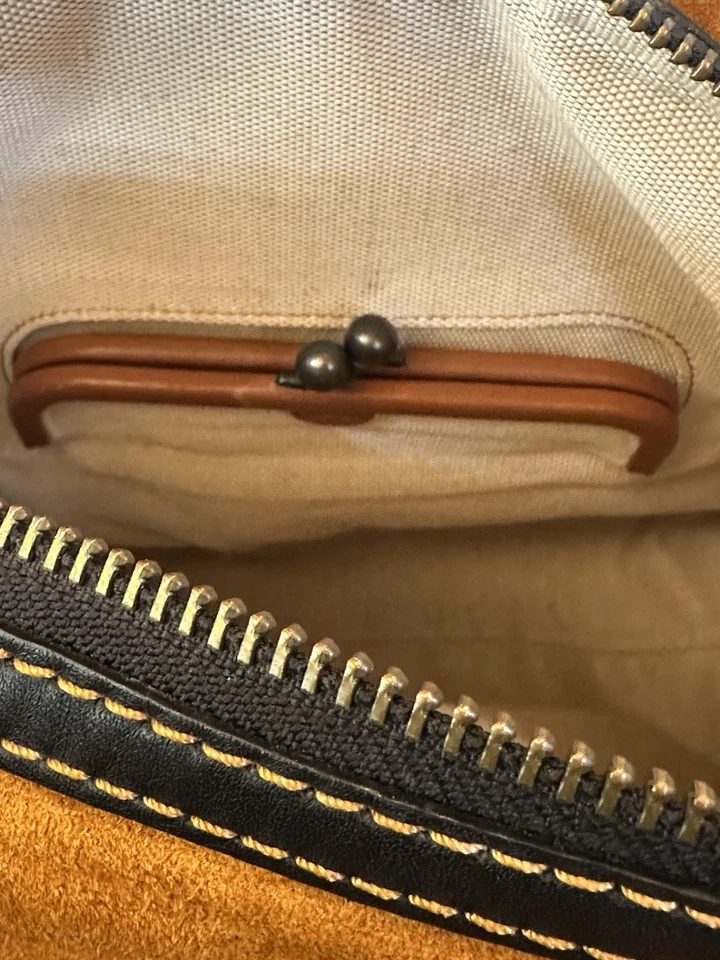 Bolso de Mano Coach 1941 Western Rivets & Pearl Rogue 30 20315 Cuero Negro Foto 4 de 4