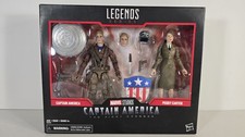 Marvel Legends Series Captain America and Peggy Carter Figures 2-Pack
