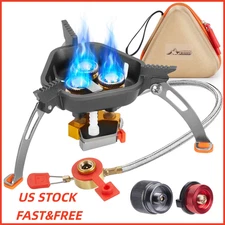 FREESHIP 7200W Windproof Camping Stove for Outdoor Backpacking Hiking and Picnic