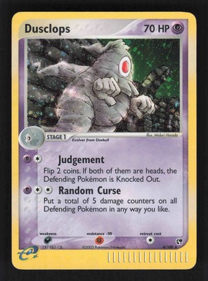 Dusclops Holo Rare Sandstorm 4/100 NM