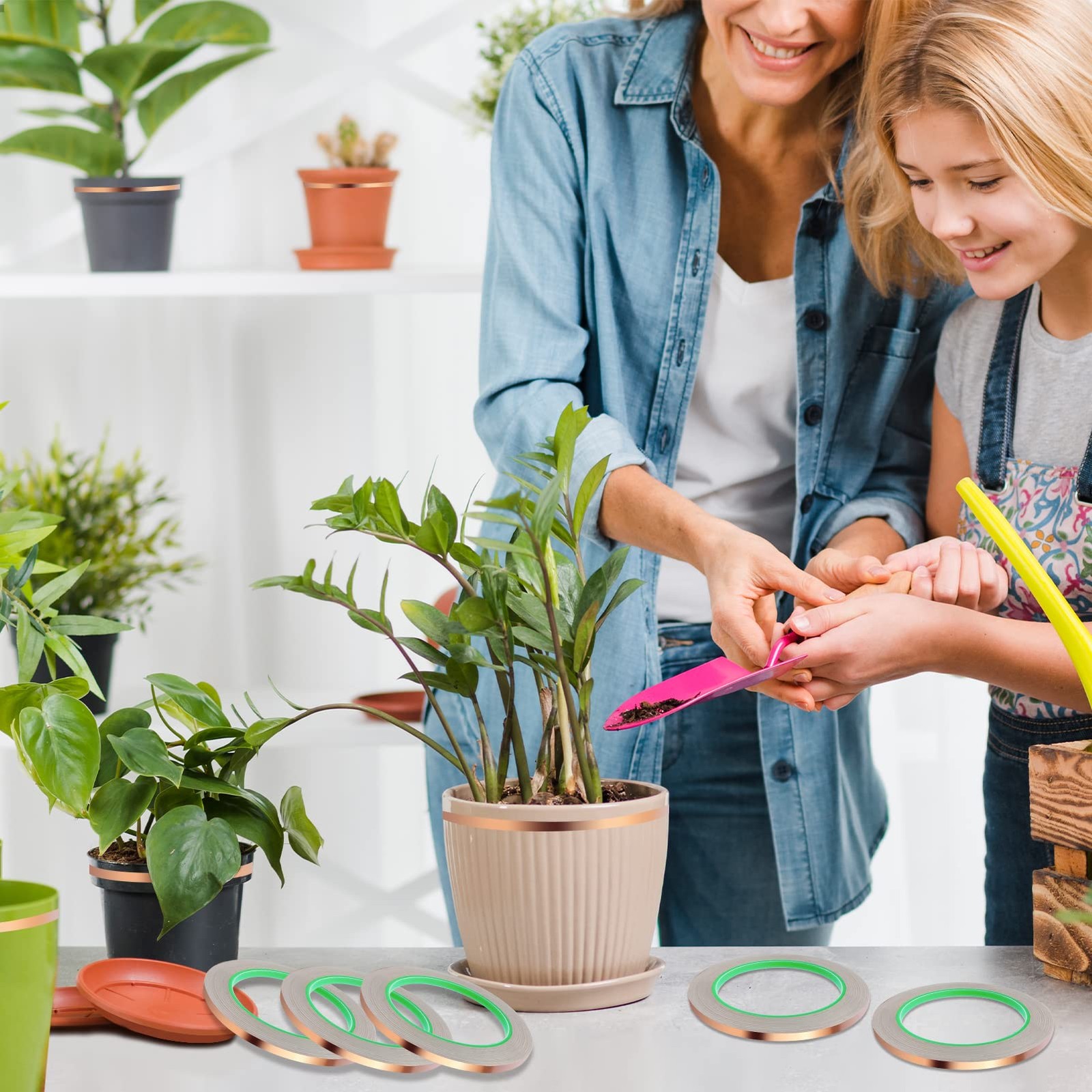 8 Pack Copper Foil Tape,Copper Tape,Double-Sided Conductive Adhesive for Guit...