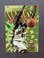 1996-97 Skybox Z-Force Slam Cam Shawn Kemp #SC6 Sonics🔥